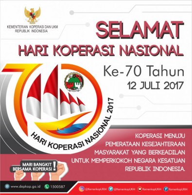 Hari Koperasi Nasional ke-70 